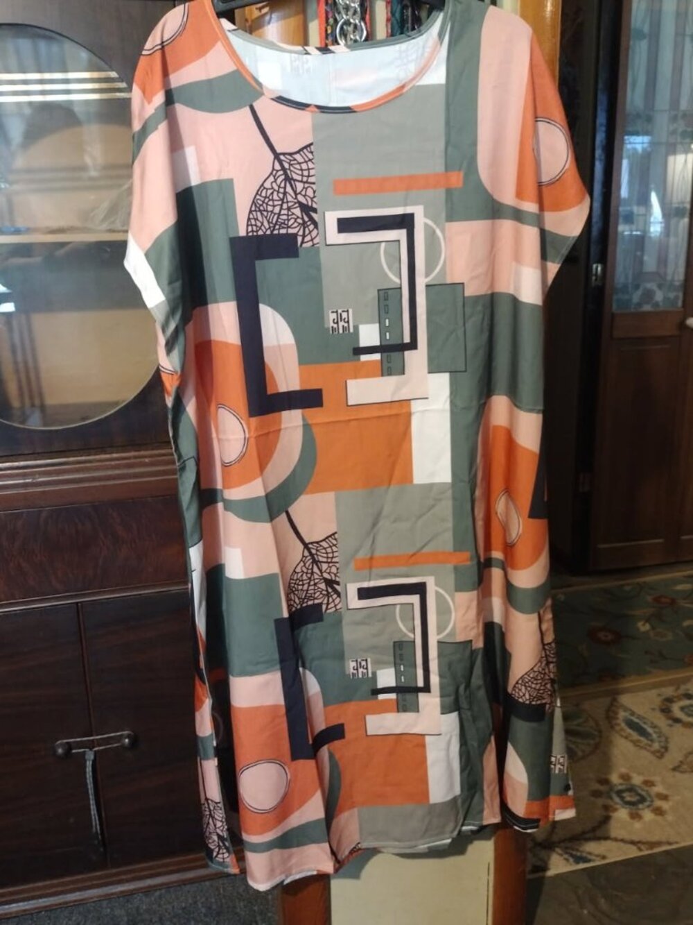 Geometric design dress